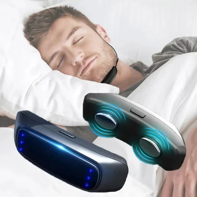 Dispositif intelligent de sangle de menton anti-ronflement pour raffermissement musculaire Tens