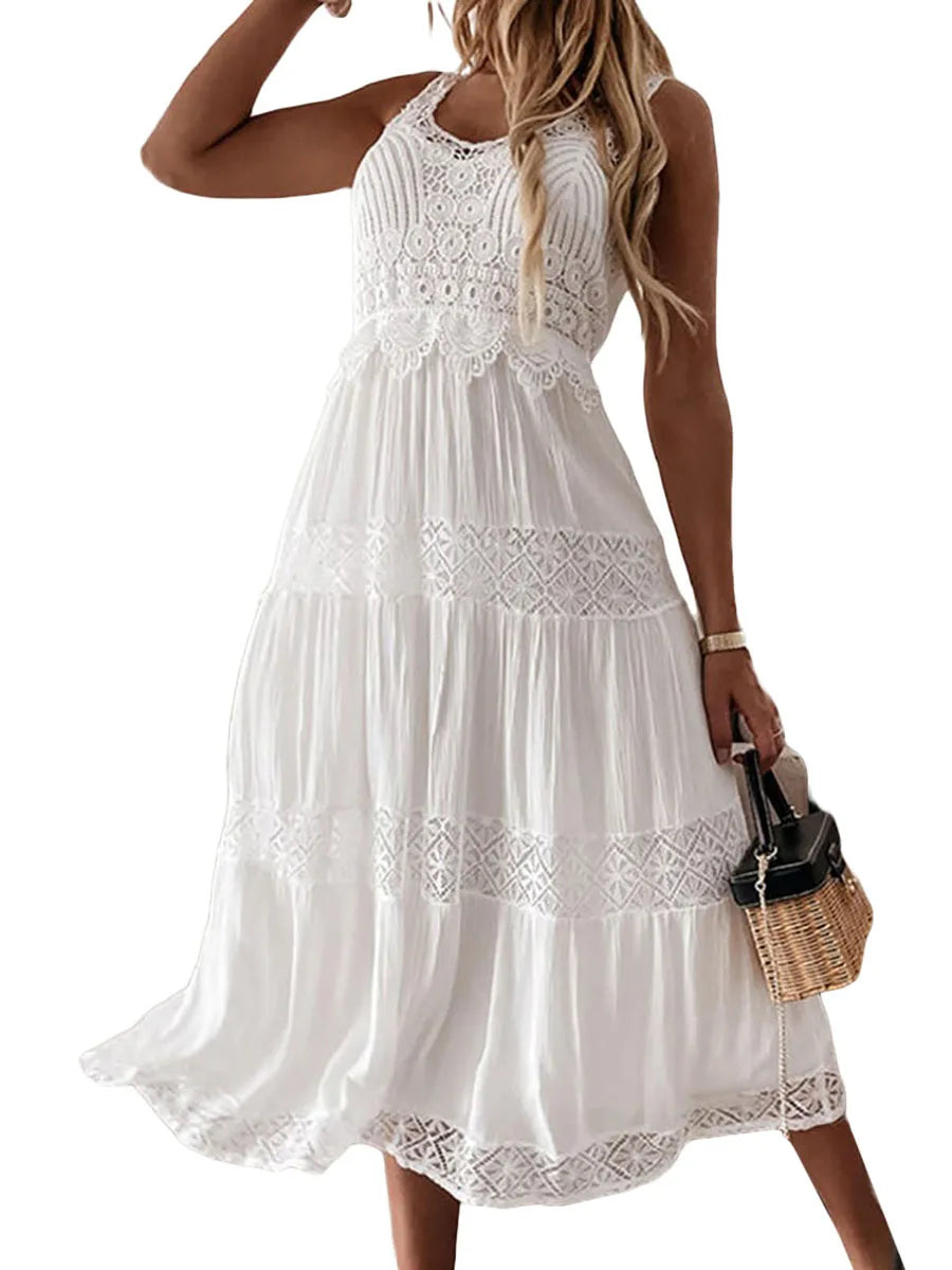 Trendy Casual Beachwear Cover-ups Outfits Hippie Chic Long Maxi Party Elegant Dresses
