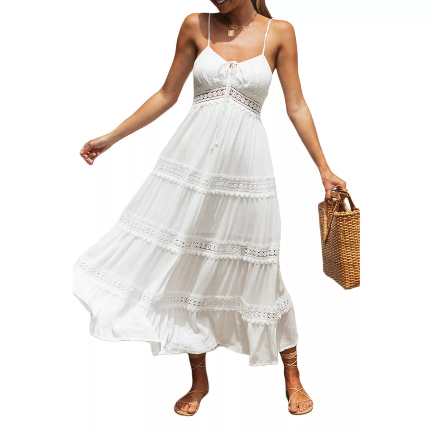 Trendy Casual Beachwear Cover-ups Outfits Hippie Chic Long Maxi Party Elegant Dresses