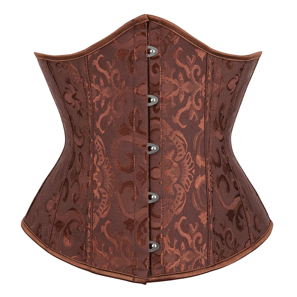 Elegantie in Bloei Underbust Korset - Vorm en Omarm Je Rondingen met Bloemrijke Gratie