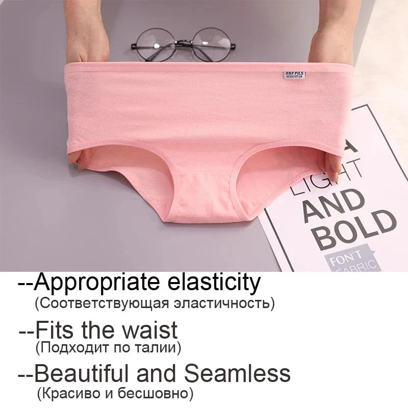 Sous-vêtements femme coton sexy respirant lingerie douce culotte