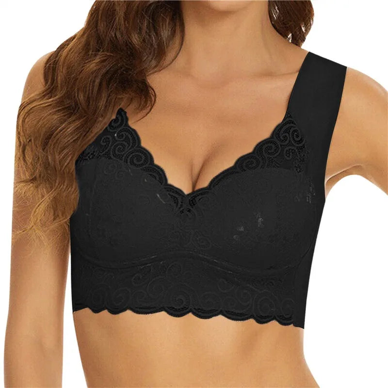 Large Size Underwear Gather Push Up Simple Lingerie