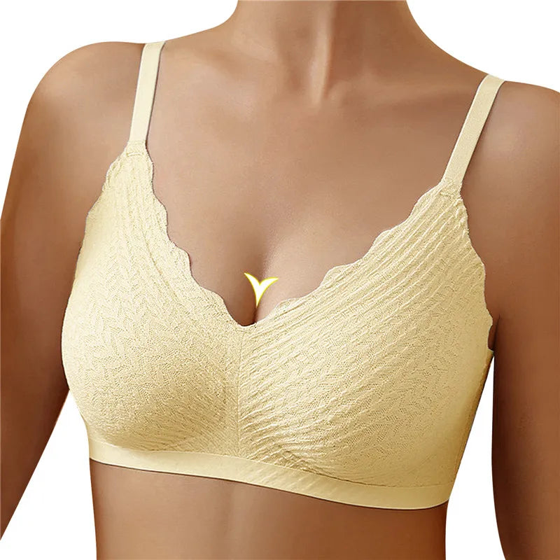 Large Size Underwear Gather Push Up Simple Lingerie