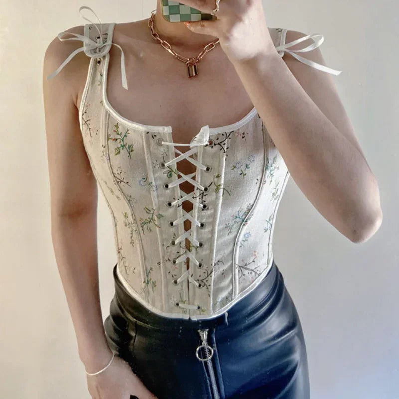 Noir Blossom Elegant Retro Lolita Corsets Collection: Captivating Vintage Beauty with Retro Style