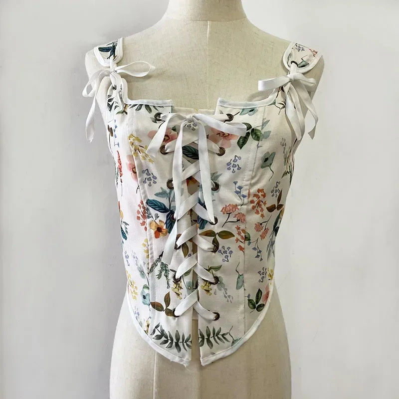 Noir Blossom Elegant Retro Lolita Corsets Collection: Captivating Vintage Beauty with Retro Style