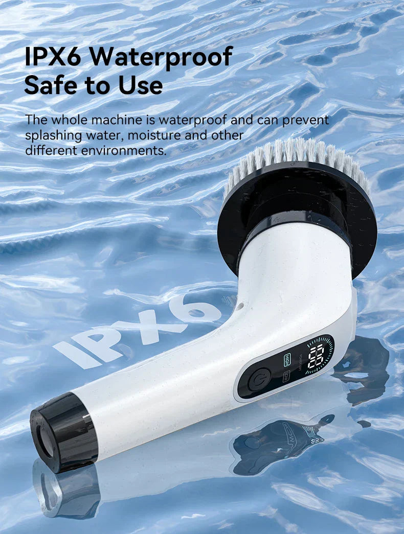 Cordless Electric Cleaning Brush – Powerful Spin Scrubber for Bathroom & Kitchen
