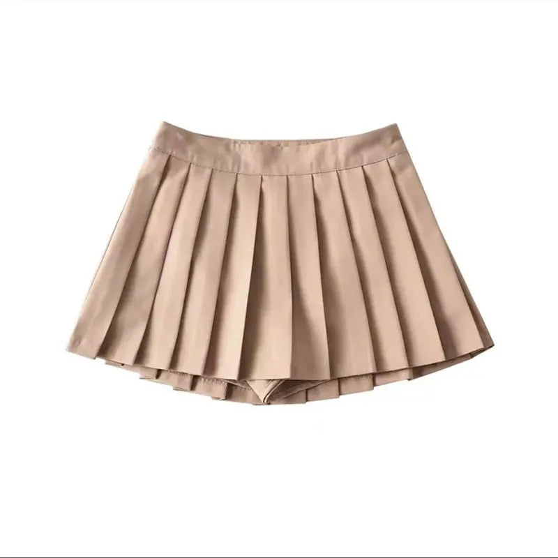 Graceful Harmony Tennis Style Pleated Summer Chic Mini Skirt