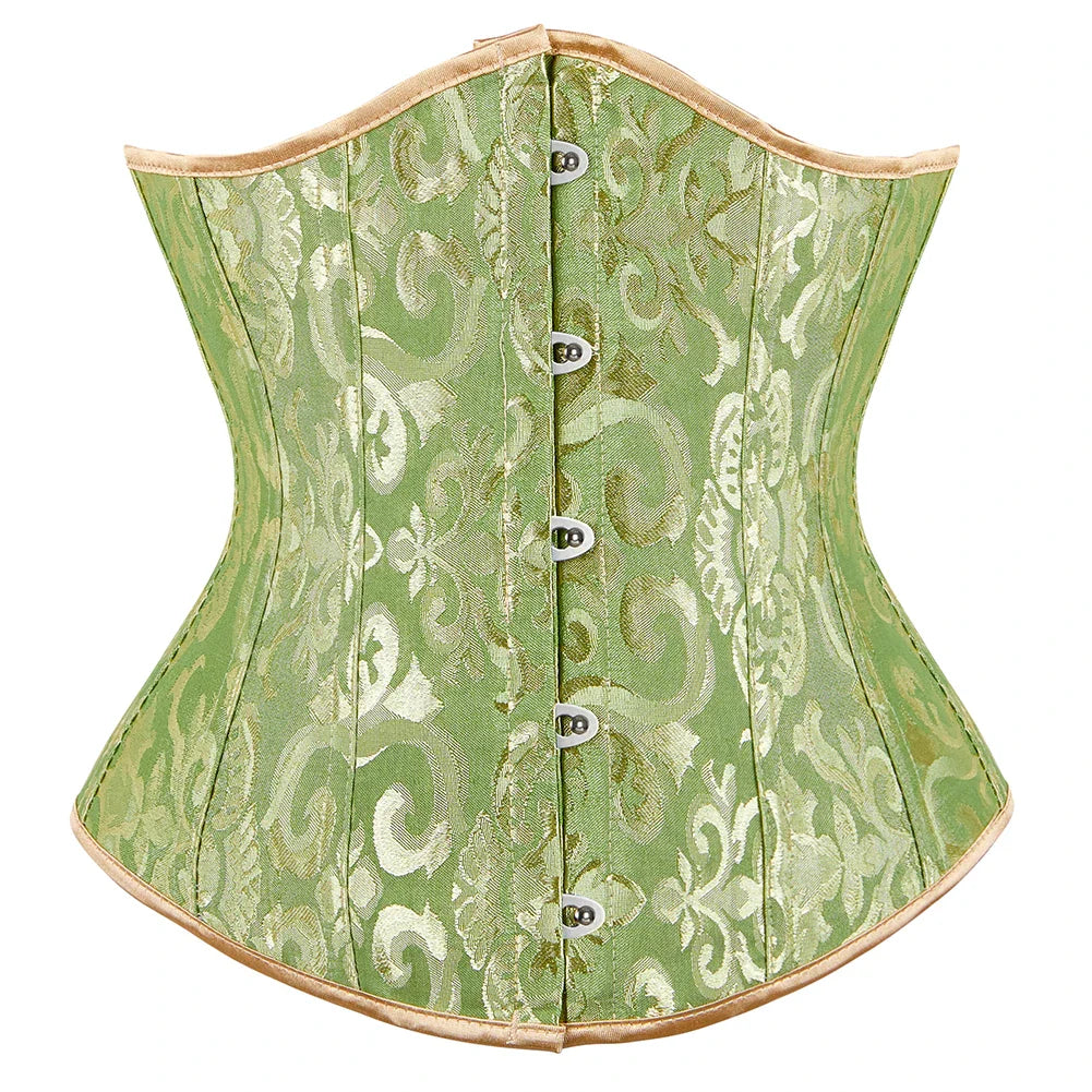 Elegance in Bloom Underbust Corset - Sculpt and Embrace Your Curves with Floral Grace