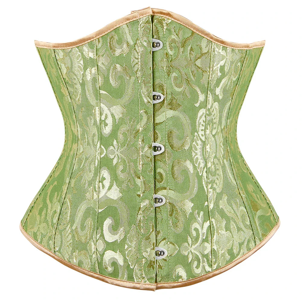 Elegantie in Bloei Underbust Korset - Vorm en Omarm Je Rondingen met Bloemrijke Gratie