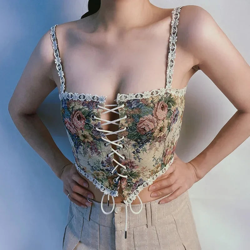 Noir Blossom Elegant Retro Lolita Corsets Collection: Captivating Vintage Beauty with Retro Style