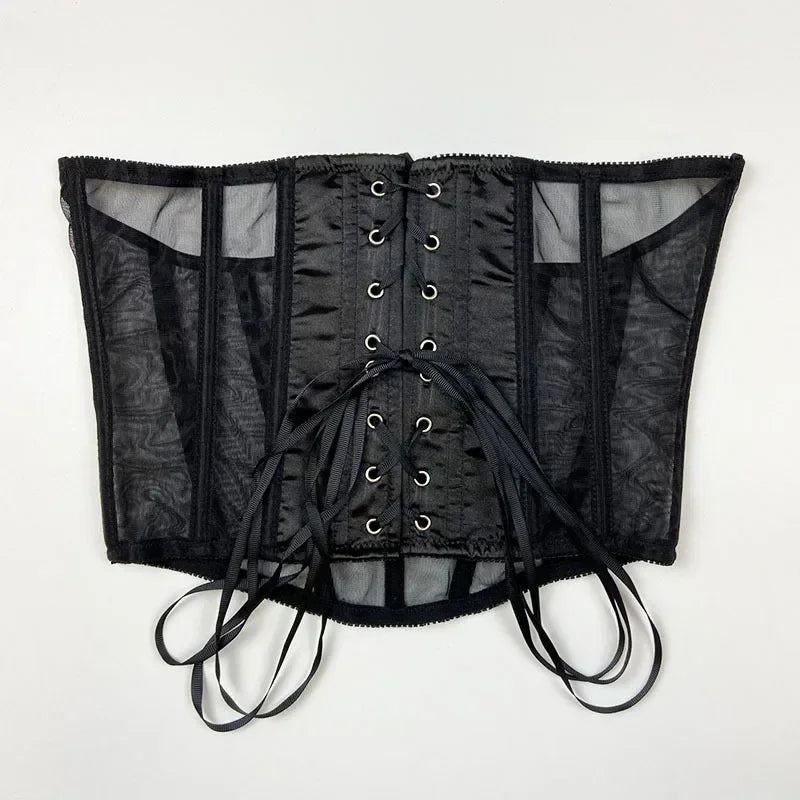 Noir Blossom Elegant Retro Lolita Corsets Collection: Captivating Vintage Beauty with Retro Style