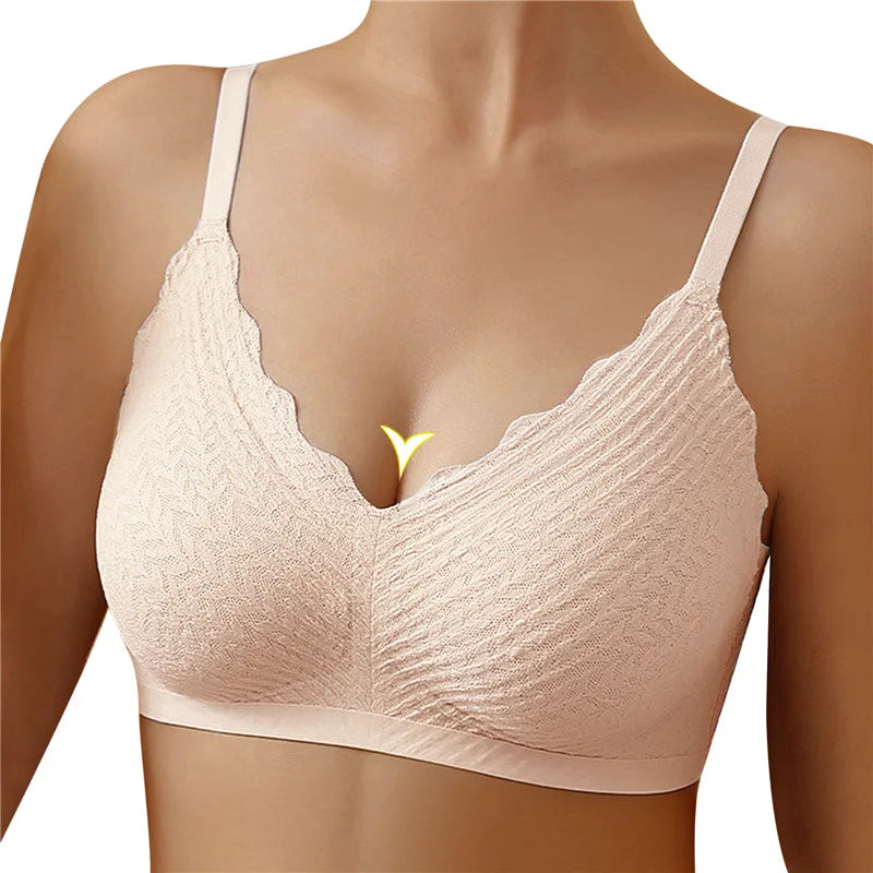 Large Size Underwear Gather Push Up Simple Lingerie