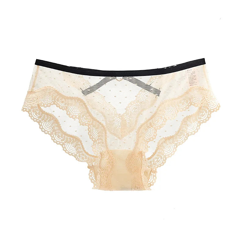Low Waist Panties Sexy Transparent Underwear Ladies Briefs Lingere