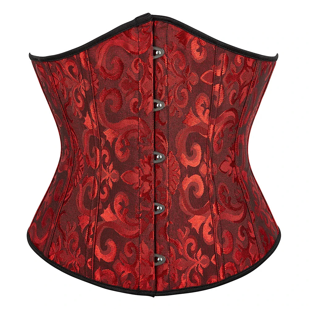 Elegance in Bloom Underbust Corset - Sculpt and Embrace Your Curves with Floral Grace