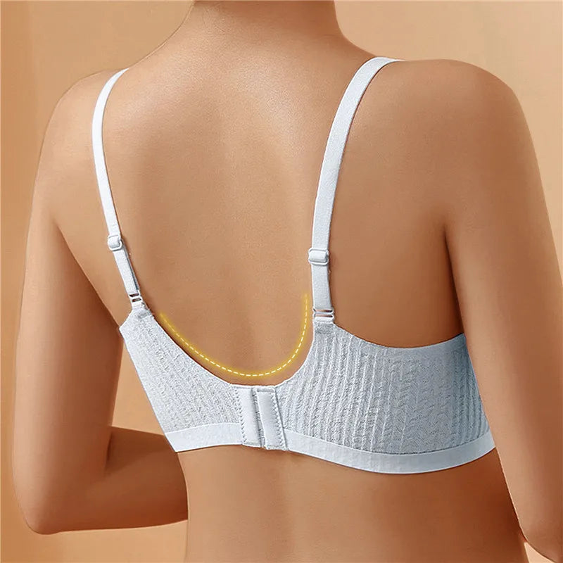 Large Size Underwear Gather Push Up Simple Lingerie