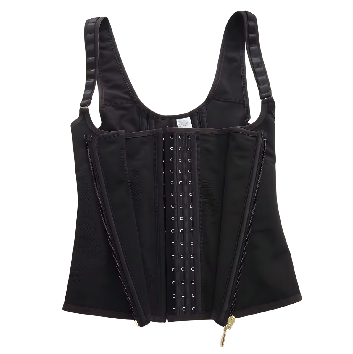Goddess Glamour: Fajas Colombianas Adjustable Zipper Waist Trainer Corset - Bone-Enhanced Double Compression Body Shaper