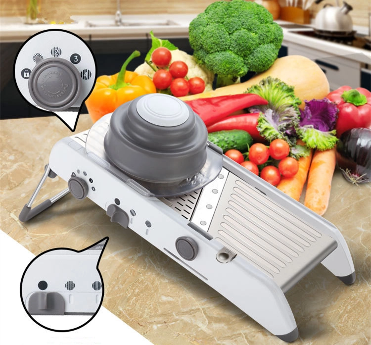 Premium 18-In-1 Vegetable And Fruit Food Mandoline Chopper Cutter And Slicer