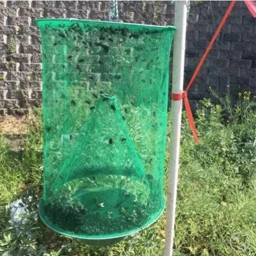 Reusable Outdoor Fly Trap – Non-Toxic Ranch Fly Catcher for Barns, Farms & Patios