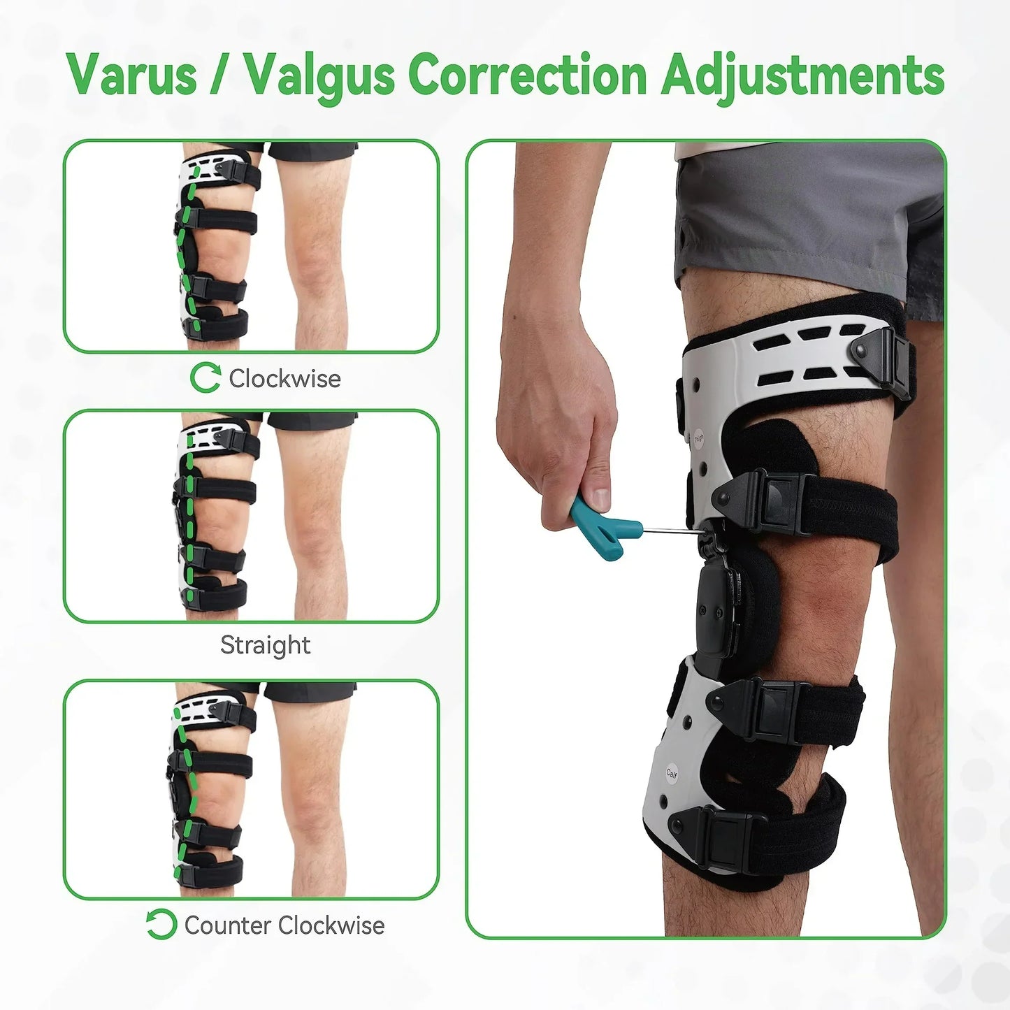 Unloader Knee Brace for Osteoarthritis – Adjustable Support with Varus/Valgus Correction