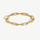 Pulsera de cadena – chapado en oro amarillo de 18k