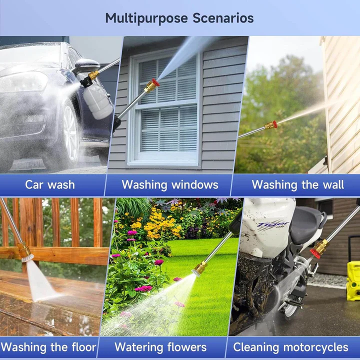 Cordless High Pressure Washer with 2 Batteries | Ventayo