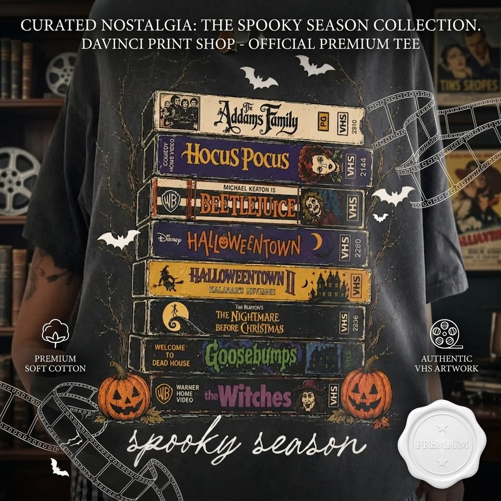 HorrorVerse – Vintage Spooky Season Graphic Tee