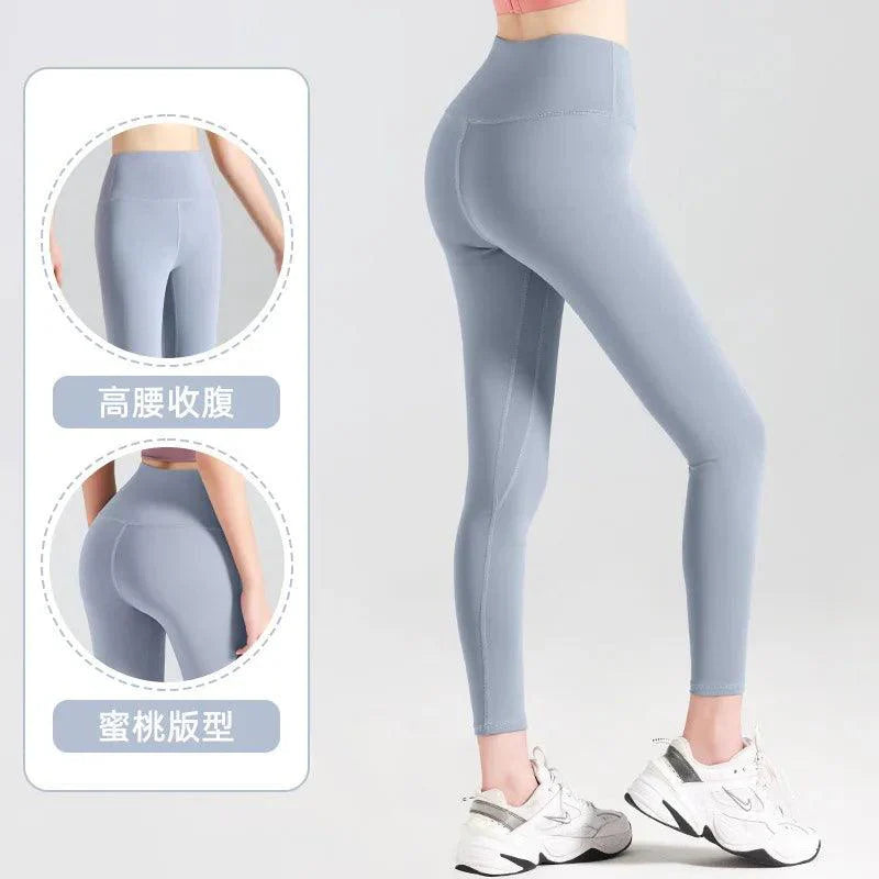 Fitness Seamless Female Legging Tummy Control Running Training Tights Leggings
