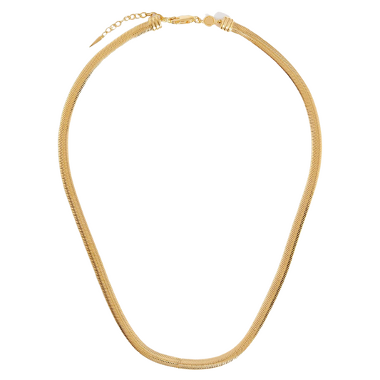 Flat Snake Chain Necklace