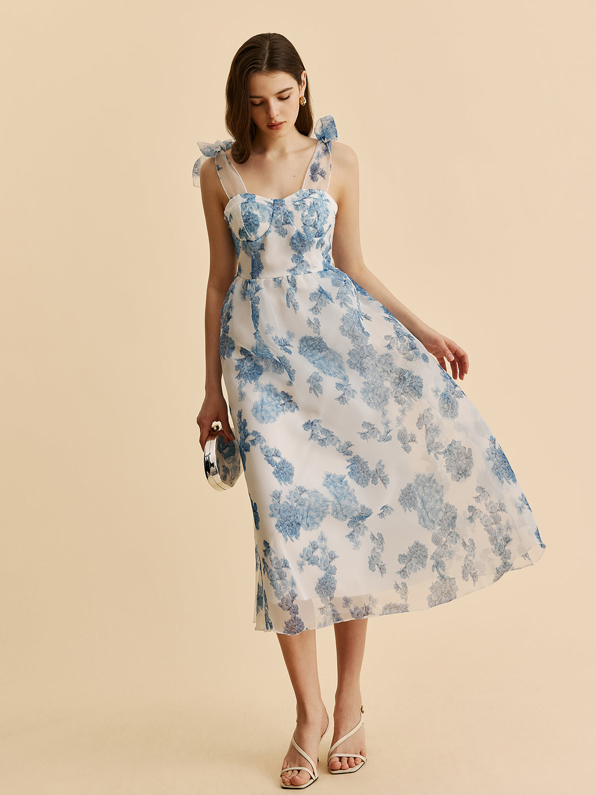 floral-bow-strap-dress