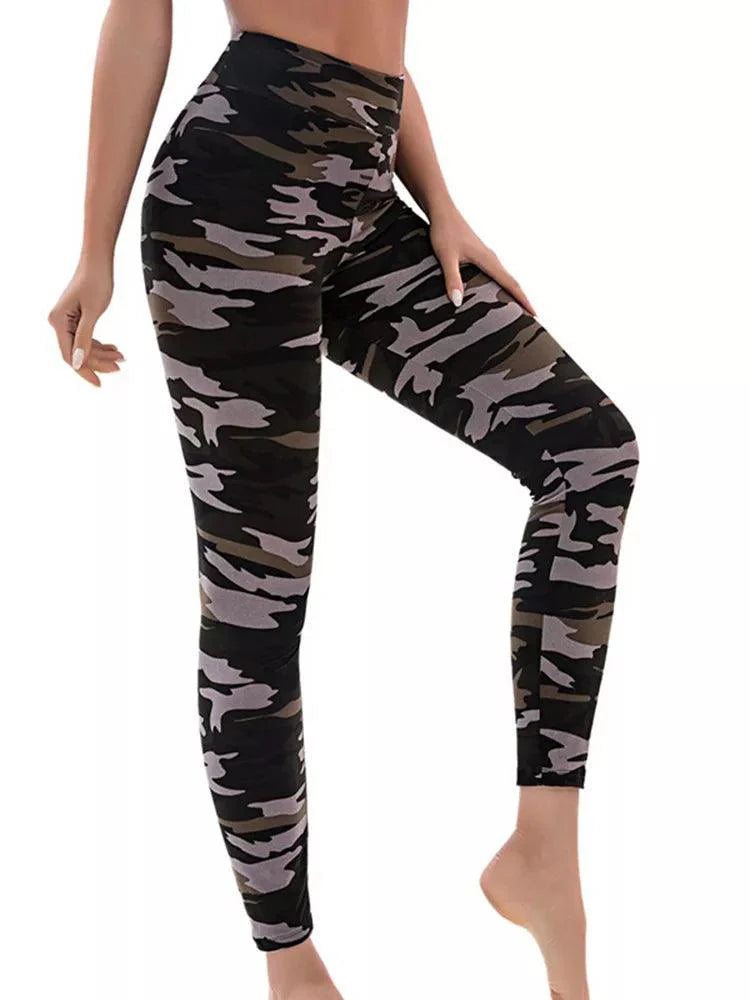 High Elastic Skinny Army Green Jegging Sport Pencil Pants Leggings