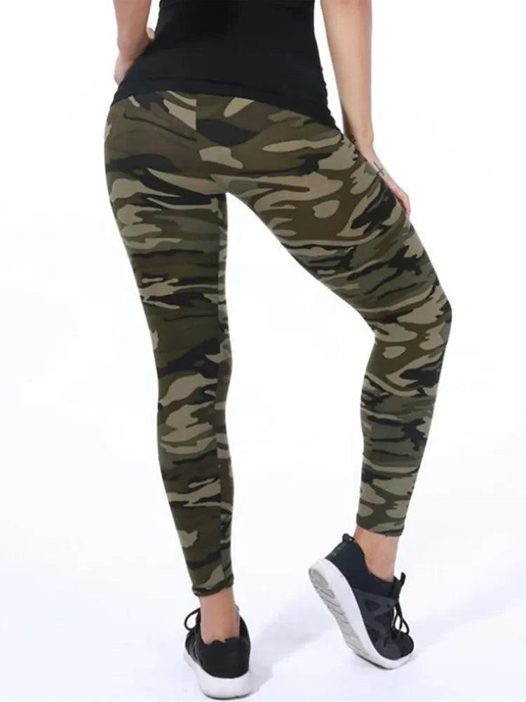 High Elastic Skinny Army Green Jegging Sport Pencil Pants Leggings