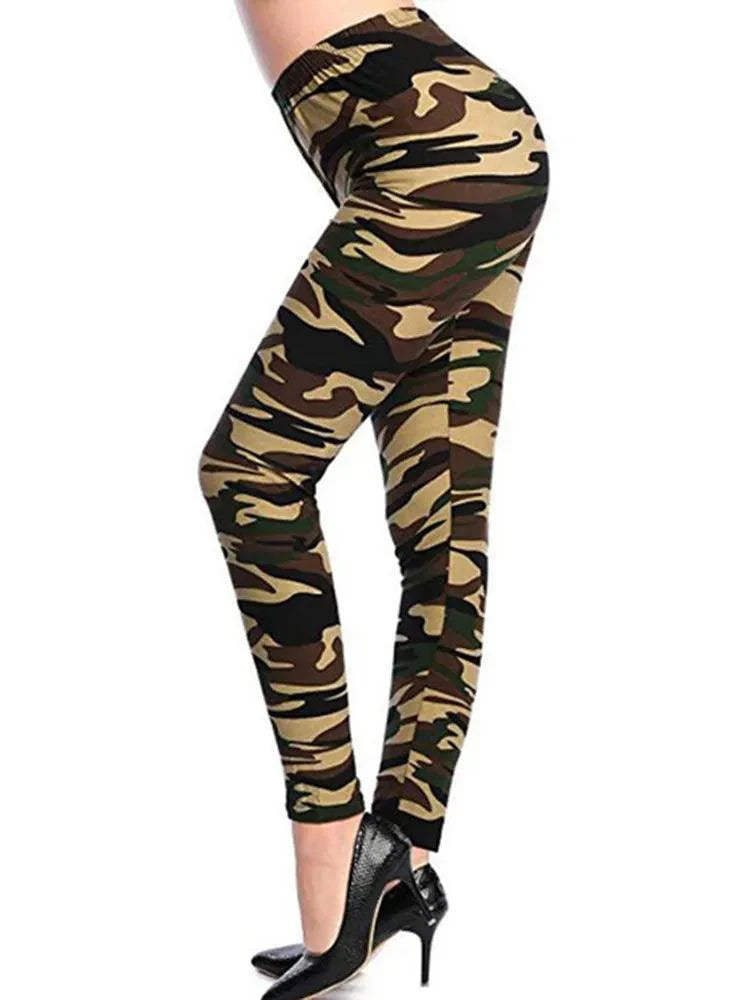 High Elastic Skinny Army Green Jegging Sport Pencil Pants Leggings