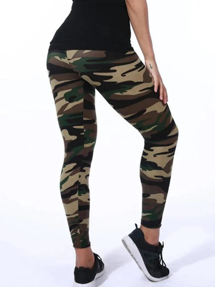 High Elastic Skinny Army Green Jegging Sport Pencil Pants Leggings