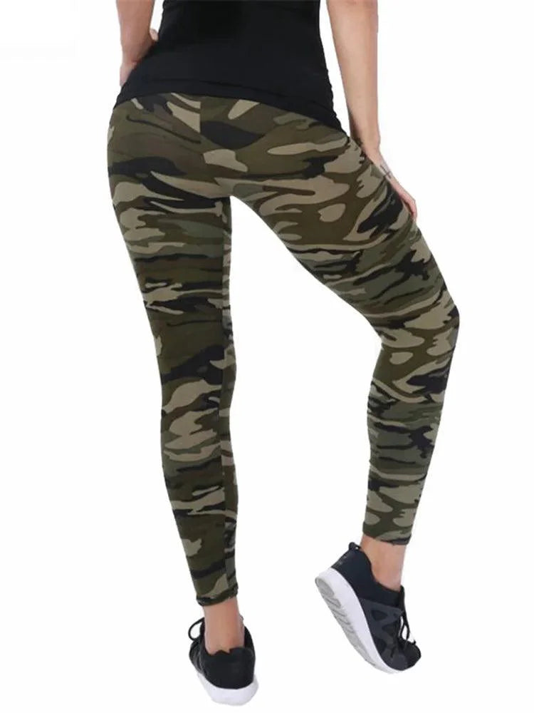 High Elastic Skinny Army Green Jegging Sport Pencil Pants Leggings