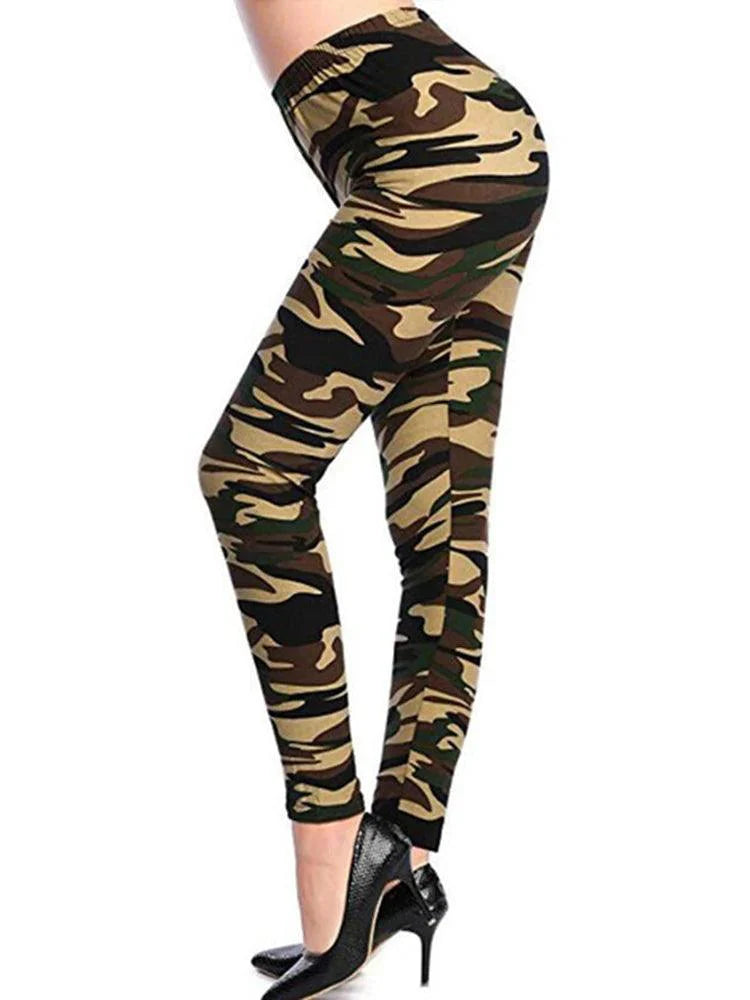 High Elastic Skinny Army Green Jegging Sport Pencil Pants Leggings