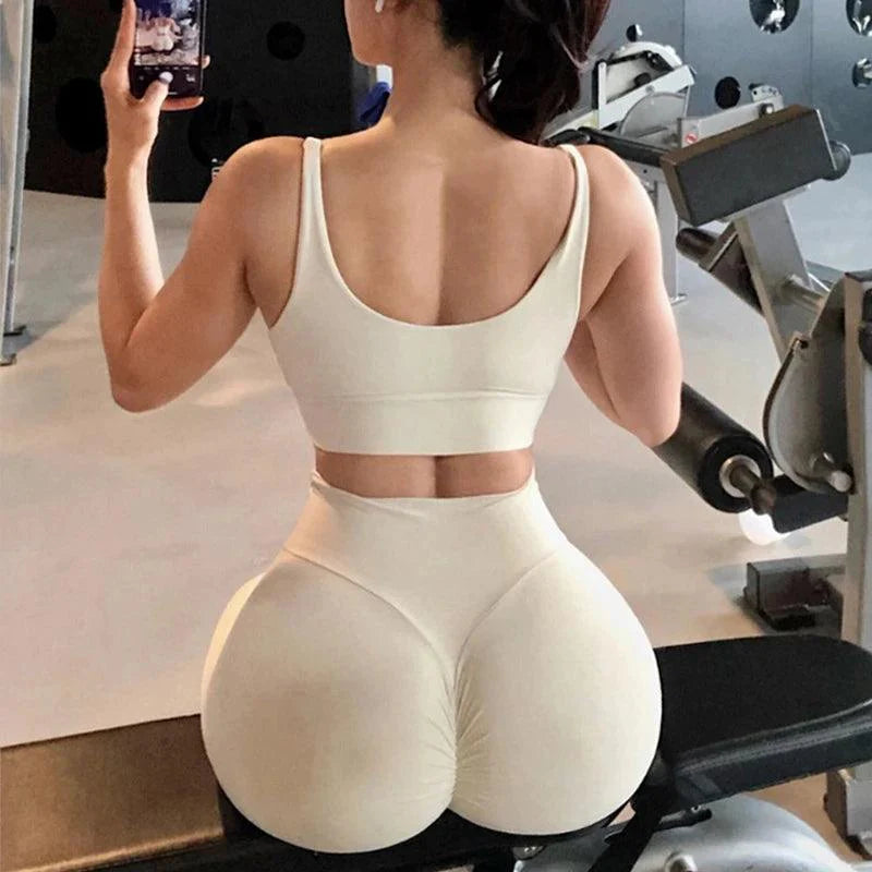High Waist Elastic Sexy Solid Yoga Training Running Gym Dry Breathable Leggings