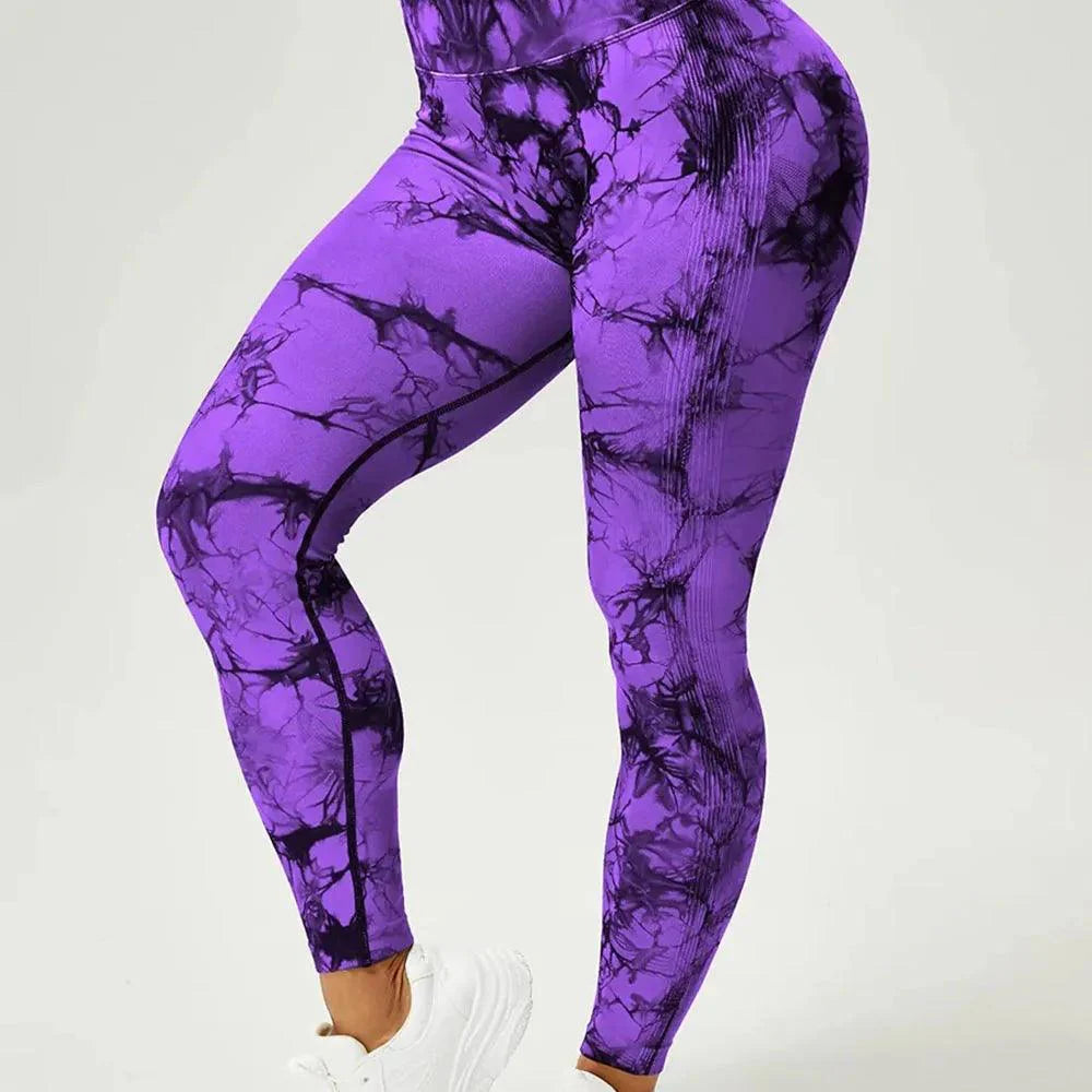 High Waist Push Up Gym Tights Tummy Control Workout Sport Fitness Leggings