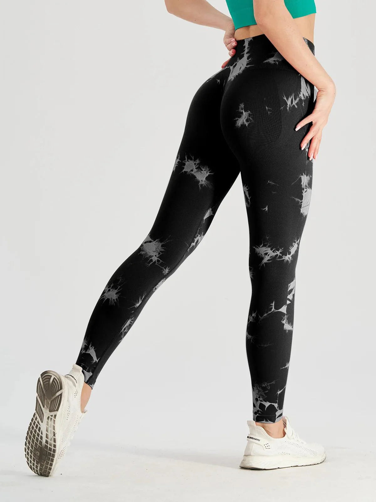 High Waist Push Up Gym Tights Tummy Control Workout Sport Fitness Leggings