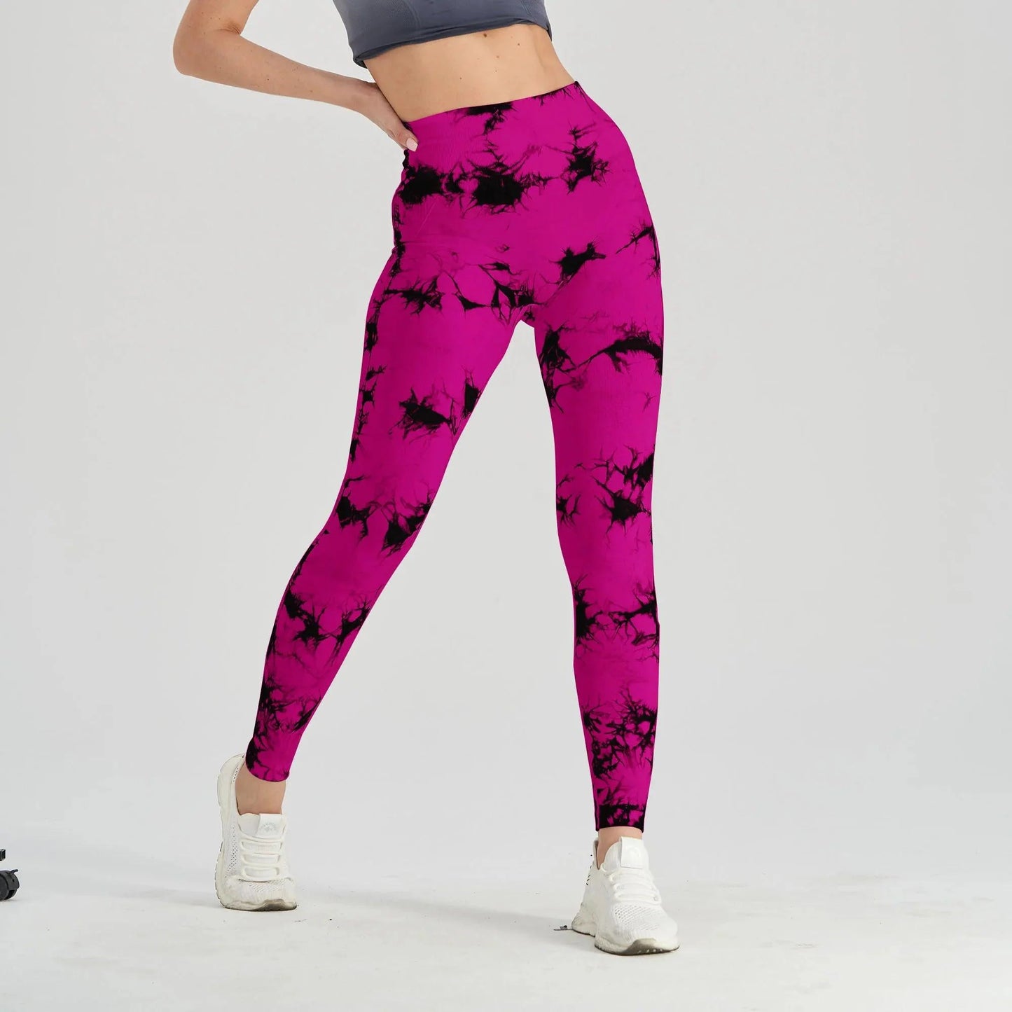 High Waist Push Up Gym Tights Tummy Control Workout Sport Fitness Leggings