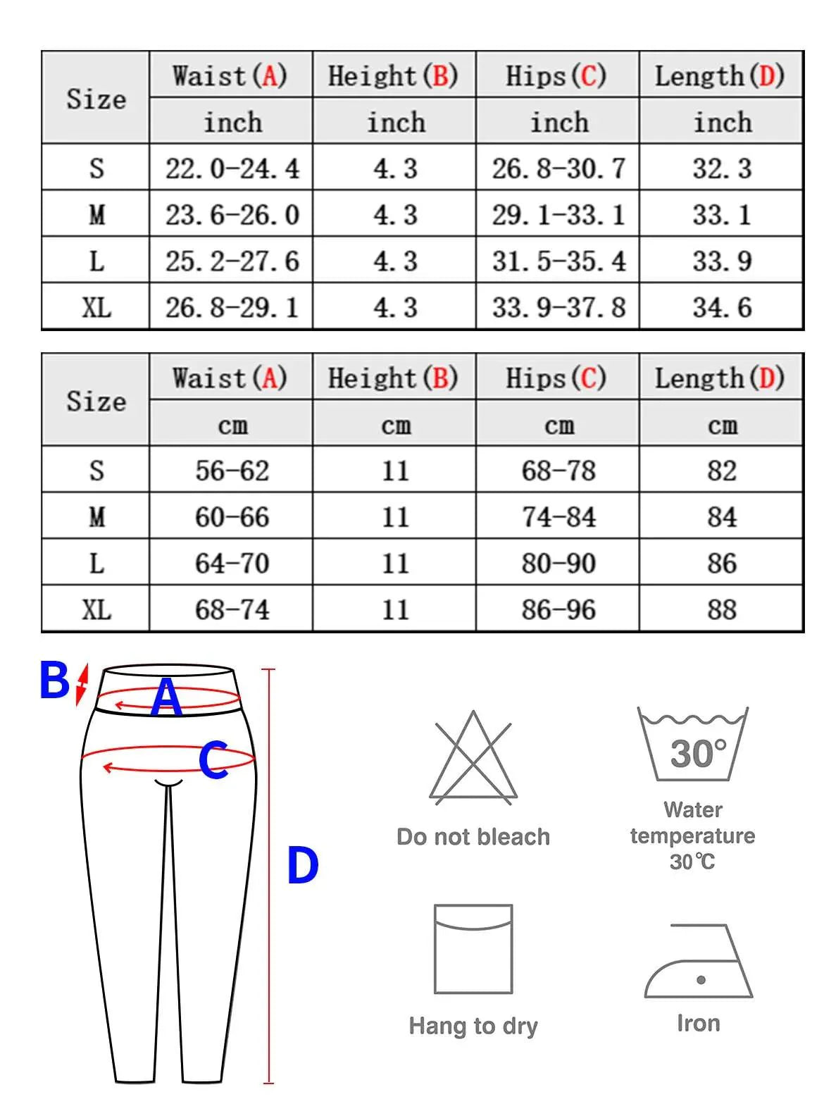High Waist Push Up Gym Tights Tummy Control Workout Sport Fitness Leggings