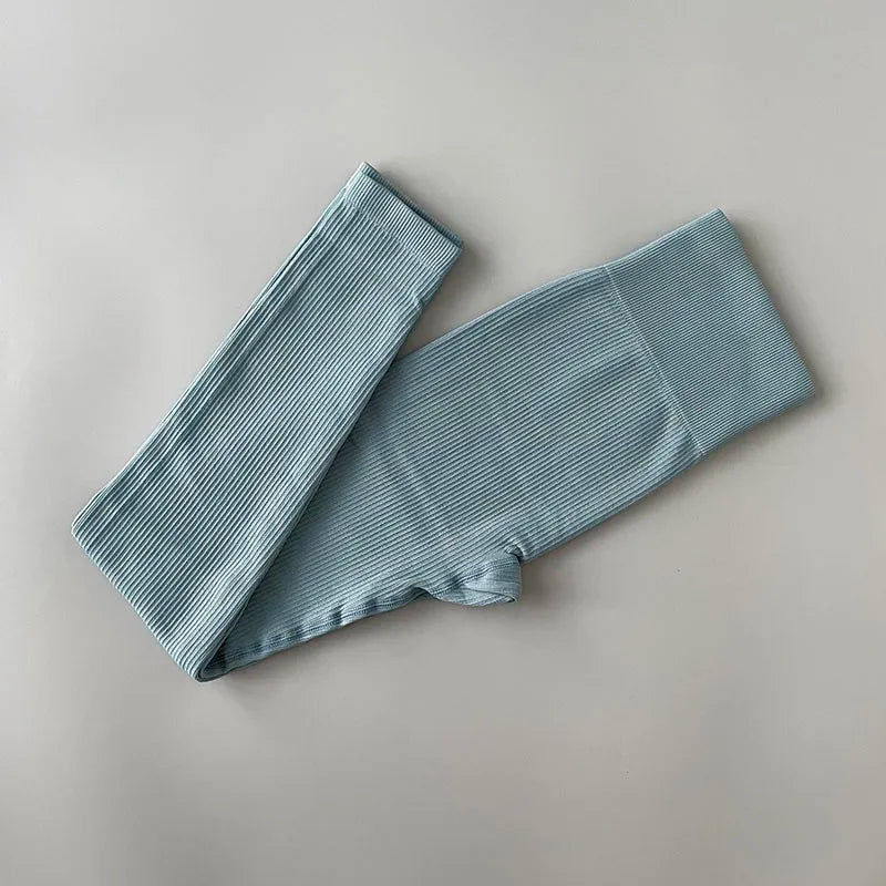 High-Waisted Seamless Fitness Yoga Pants With Tummy Control