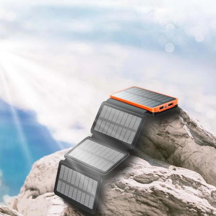 Batterie externe solaire haute performance 25000mAh