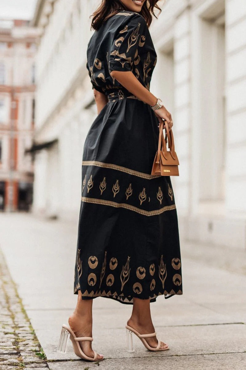 Short-Sleeved Dress
