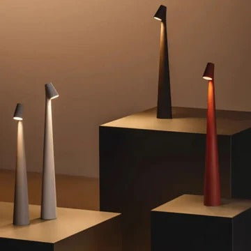 مصباح مزاجي بتصميم اسكندنافي بسيط، LED