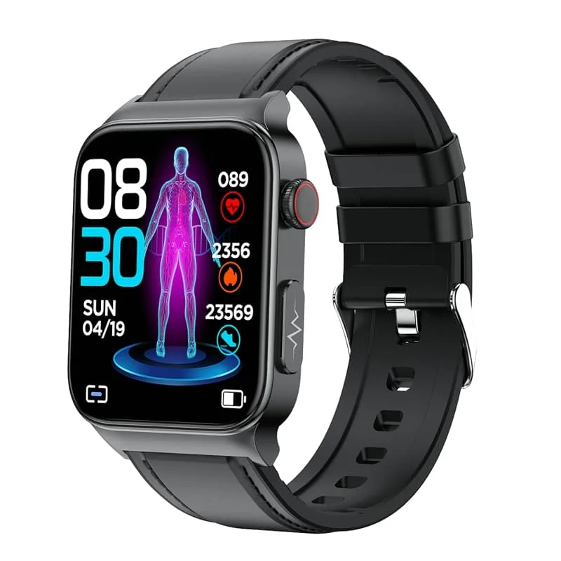 Reloj inteligente ECG – Monitor de presión arterial, glucosa, temperatura corporal y frecuencia cardíaca