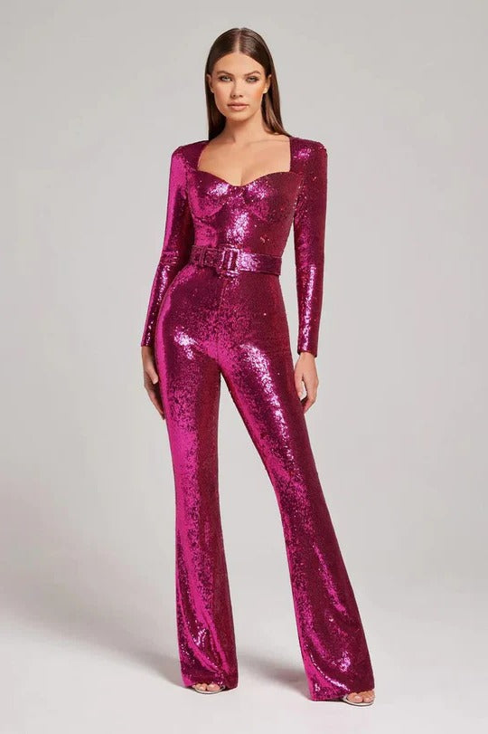 long-sleeve-sequin-jumpsuit