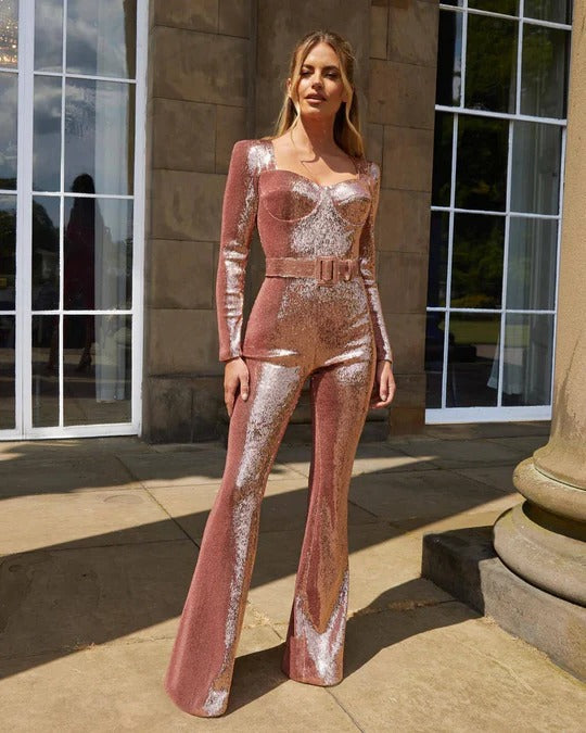 long-sleeve-sequin-jumpsuit