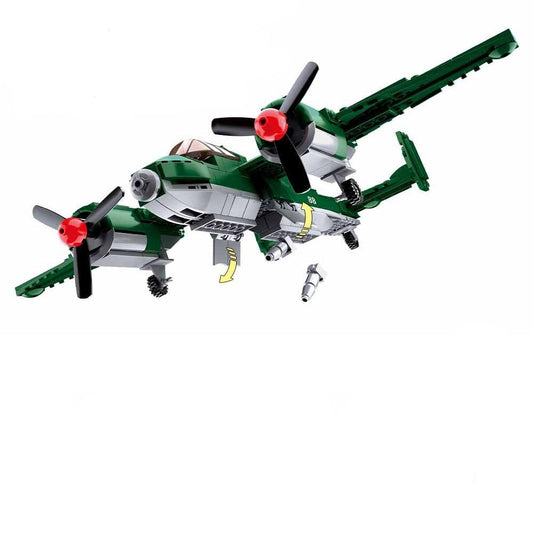Vehículos Militares Avión y Bombardero WWII Ejército de EE.UU. Marines Swat Fuerzas Especiales Soldado Alemán Arma Modelo Bloques de Construcción Ladrillo