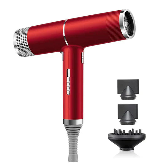 Secador de Pelo Iónico Profesional – Secador de Aniones de Alta Velocidad 110,000 RPM con Difusor y Boquillas