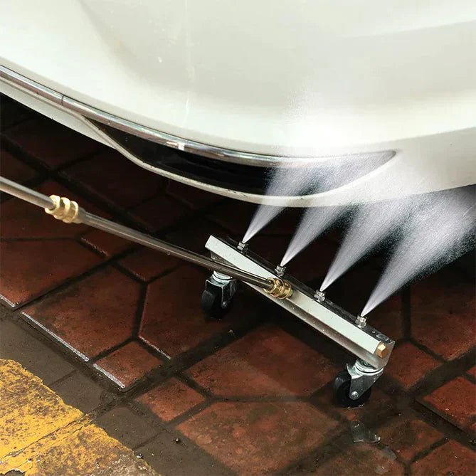 4000 PSI Onder Auto Hogedrukreiniger – Multifunctionele Oppervlakte- & Onderstelreiniger met Verlengstuk & Gebogen Spuitlans